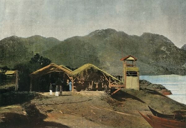 Tuyen-Quan - Poste Optique, (Tuyen Quan - Lookout Tower), 1900. Creator: Unknown
