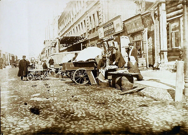Tverskaya-Yamskaya Street, Moscow, Russia, 1911