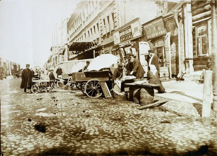 Framed Print : Tverskaya-Yamskaya Street, Moscow, Russia, 1911 Framed Print : Tverskaya-Yamskaya Street, Moscow, Russia, 1911