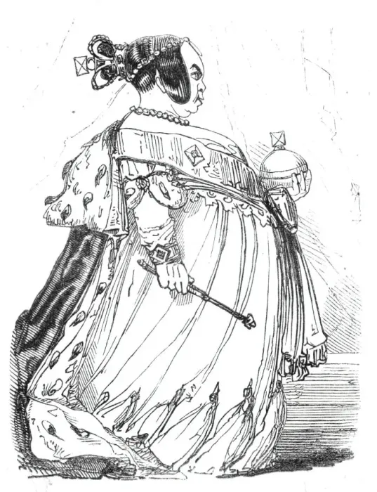 Framed Print : Twelfth Night characters - The Queen, 1844. Creator: Unknown Framed Print : Twelfth Night characters - The Queen, 1844. Creator: Unknown
