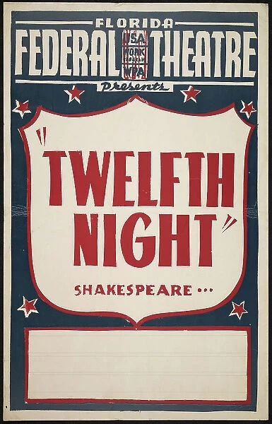 Twelfth Night, Jacksonville, FL, 1937. Creator: Unknown
