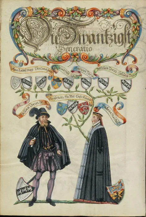 Framed Print : The Twentieth Generation, Lasslau Derrer, about 1626-1711. Creator: Unknown Framed Print : The Twentieth Generation, Lasslau Derrer, about 1626-1711. Creator: Unknown