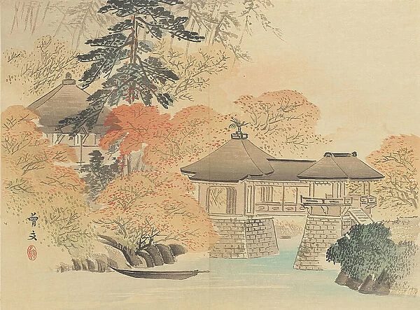 Twenty-Five Views of the Capital (image 1 of 29), Late 19th century. Creator: Morikawa Sobun