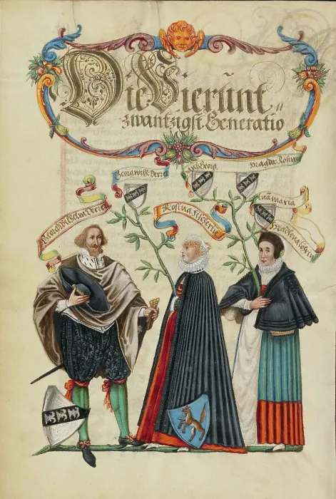 Framed Print : The Twenty-Fourth Generation, Georg Wilhelm Derrer, about 1626-1711. Creator: Unknown Framed Print : The Twenty-Fourth Generation, Georg Wilhelm Derrer, about 1626-1711. Creator: Unknown