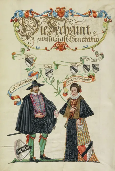 Framed Print : The Twenty-Sixth Generation, Ernst Friedrich Derrer, about 1626-1711. Creator: Unknown Framed Print : The Twenty-Sixth Generation, Ernst Friedrich Derrer, about 1626-1711. Creator: Unknown