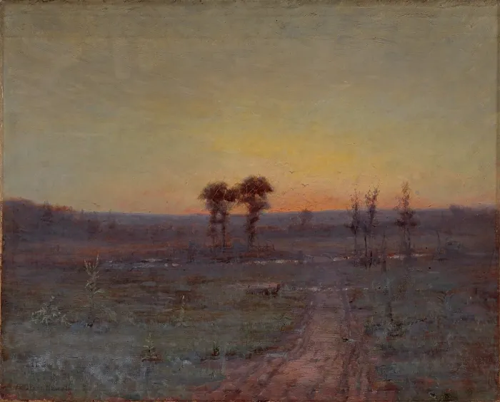 Framed Print : Twilight, 1897. Creator: George Glenn Newell Framed Print : Twilight, 1897. Creator: George Glenn Newell