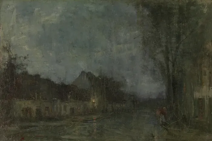 Framed Print : Twilight, c1870-1890s. Creator: Guillaume Vogels Framed Print : Twilight, c1870-1890s. Creator: Guillaume Vogels