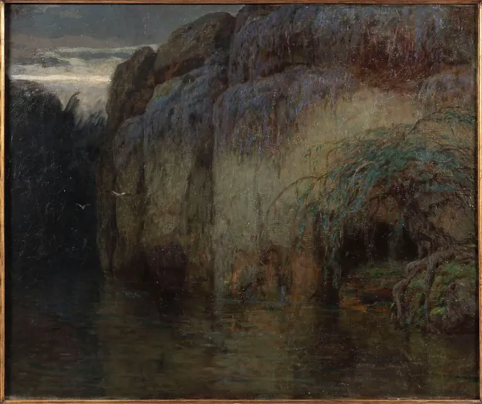 Framed Print : Twilight, c.1900. Creator: Mandl, Josef (1874-1933) Framed Print : Twilight, c.1900. Creator: Mandl, Josef (1874-1933)