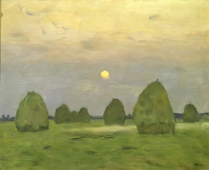 Framed Print : Twilight, The Haystacks, 1899. Artist: Isaak Levitan Framed Print : Twilight, The Haystacks, 1899. Artist: Isaak Levitan