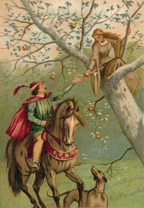 Framed Print : Two-Eyes and the Knight, 1901. Artist: Edward Henry Wehnert Framed Print : Two-Eyes and the Knight, 1901. Artist: Edward Henry Wehnert