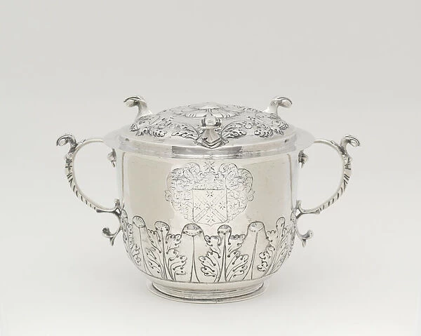 Two-Handled Covered Cup, 1698  /  1720. Creator: Cornelius Kierstede