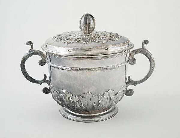 Two-Handled Cup with Cover, London, 1684  /  85. Creator: Unknown