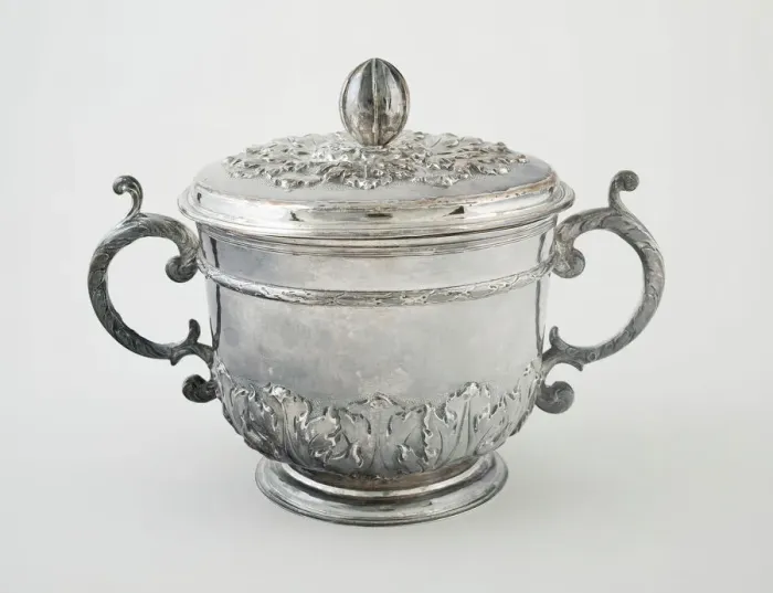 Framed Print : Two-Handled Cup with Cover, London, 1684 / 85. Creator: Unknown Framed Print : Two-Handled Cup with Cover, London, 1684 / 85. Creator: Unknown