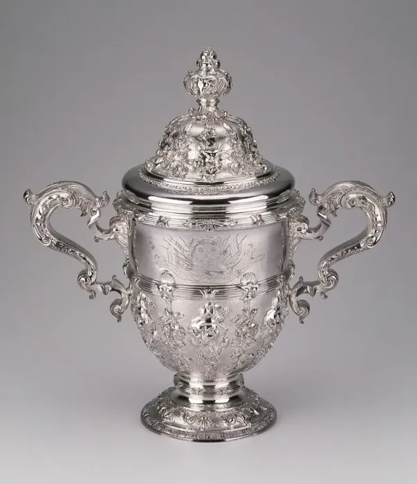 Framed Print : Two-Handled Cup and Cover, London, 1739 / 40. Creator: Paul de Lamerie Framed Print : Two-Handled Cup and Cover, London, 1739 / 40. Creator: Paul de Lamerie