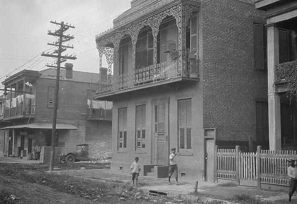 Two-story house, New Orleans, between 1920 and 1926. Creator: Arnold Genthe