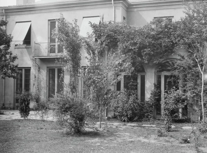 Framed Print : Two-story house, New Orleans or Charleston, South Carolina, between 1920 and 1926. Creator: Arnold Genthe Framed Print : Two-story house, New Orleans or Charleston, South Carolina, between 1920 and 1926. Creator: Arnold Genthe