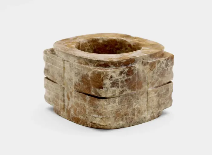Framed Print : Two-tier tube (cong ?) with masks, Late Neolithic period, ca. 3300-2250 BCE Framed Print : Two-tier tube (cong ?) with masks, Late Neolithic period, ca. 3300-2250 BCE