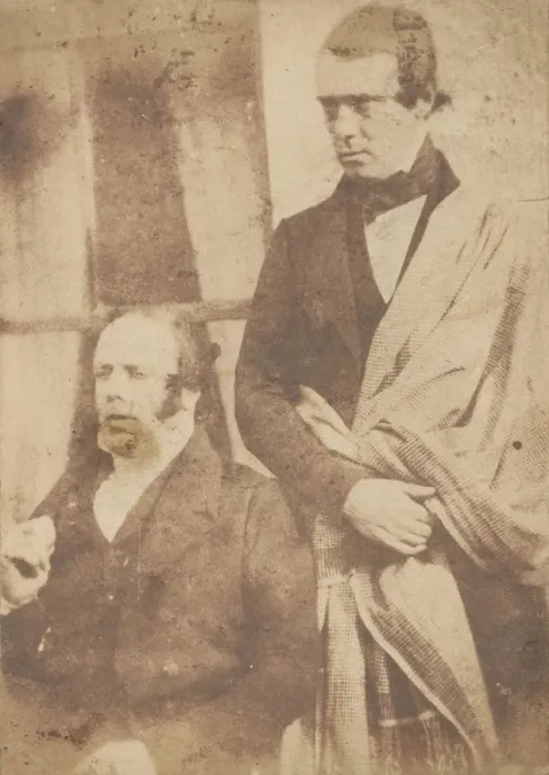 Framed Print : [Two Unidentified Men], 1843-47. Creators: David Octavius Hill, Robert Adamson