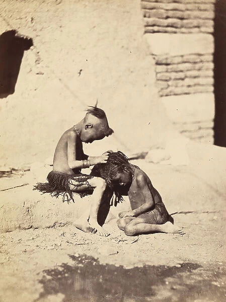 [Two Young Nubians], ca. 1857. Creator: Unknown