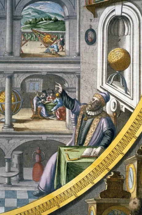 Framed Print : Tycho Brahe, Danish astronomer, (c1630). Artist: Joan Blaeu Framed Print : Tycho Brahe, Danish astronomer, (c1630). Artist: Joan Blaeu