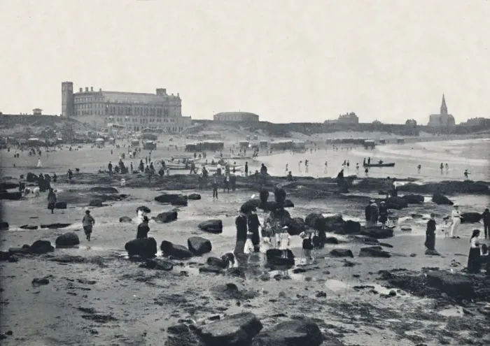 Framed Print : Tynemouth - The Aquarium and Sands, 1895 Framed Print : Tynemouth - The Aquarium and Sands, 1895