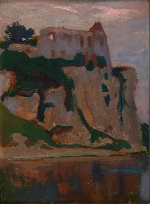 Framed Print : Tyniec at Dawn, 1904. Creator: Jan Stanislawski Framed Print : Tyniec at Dawn, 1904. Creator: Jan Stanislawski