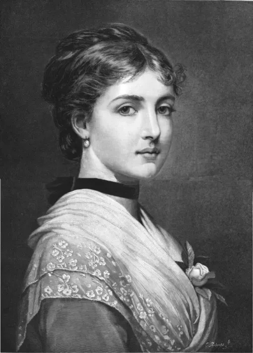 Framed Print : Type of Beauty. 1888. Creator: Charles Edward Perugini Framed Print : Type of Beauty. 1888. Creator: Charles Edward Perugini