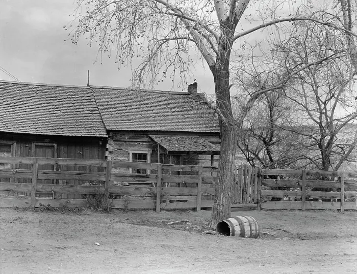 Framed Print : Type home, Escalante, Utah, 1936. Creator: Dorothea Lange Framed Print : Type home, Escalante, Utah, 1936. Creator: Dorothea Lange