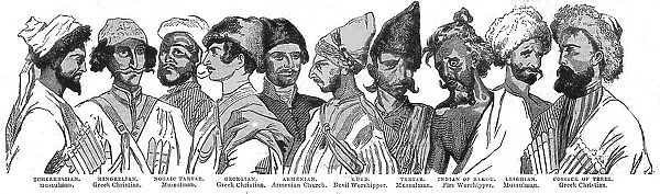 Types of the Circassian Races, 1854. Creator: Unknown