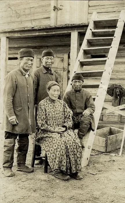 Framed Print : Types of Yakuts of the Kangalas ulus, 1895-1939. Creator: L Veniukov Framed Print : Types of Yakuts of the Kangalas ulus, 1895-1939. Creator: L Veniukov