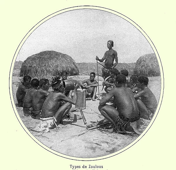 'Types de Zoulous; Afrique Australe, 1914. Creator: Unknown