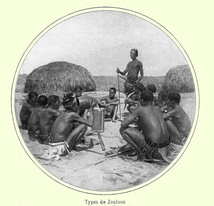 Framed Print : Types de Zoulous; Afrique Australe, 1914. Creator: Unknown Framed Print : Types de Zoulous; Afrique Australe, 1914. Creator: Unknown