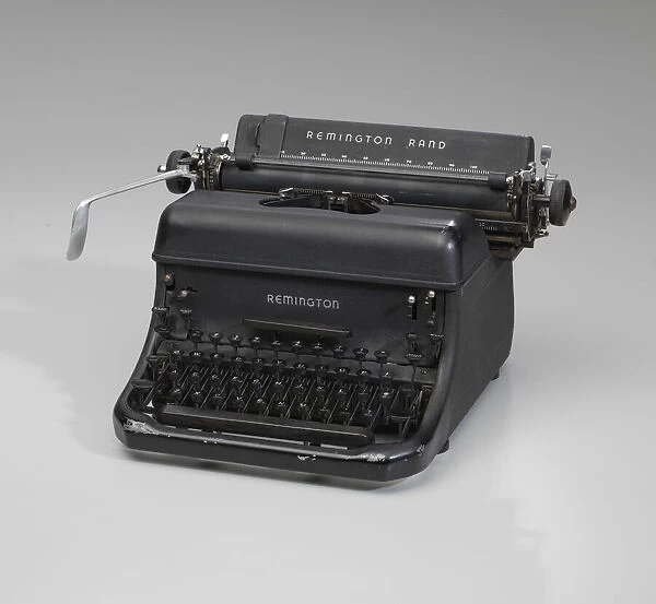 Typewriter used by B. C. Franklin, Mar 1947. Creator: Remington Rand