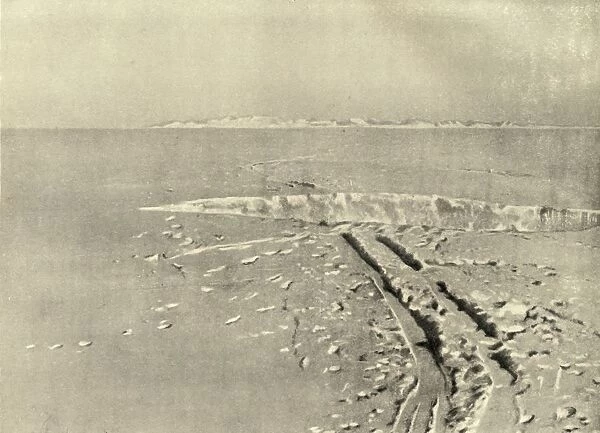 A Typical Crevasse on Level Surface, c1908, (1909)
