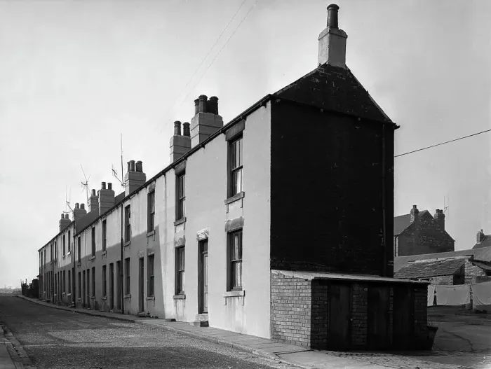 Framed Print : Typical mining town terrace, Queen Street, Swinton, South Yorkshire, 1957. Artist Framed Print : Typical mining town terrace, Queen Street, Swinton, South Yorkshire, 1957. Artist