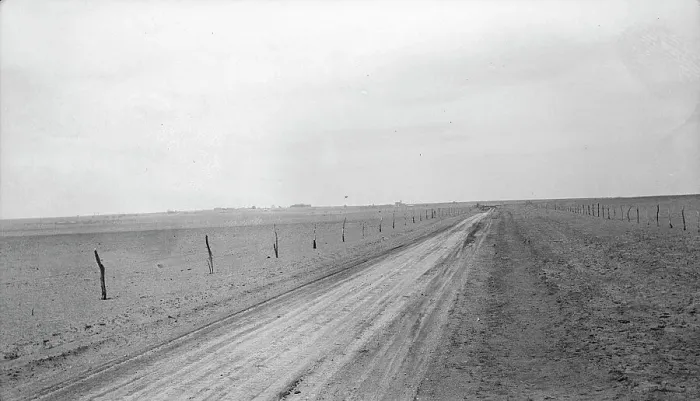 Framed Print : Typical view of the rolling character of the area, New Mexico, 1935. Creator: Dorothea Lange Framed Print : Typical view of the rolling character of the area, New Mexico, 1935. Creator: Dorothea Lange