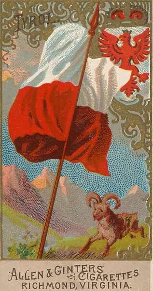 Tyrol, from Flags of All Nations, Series 2 (N10) for Allen & Ginter Cigarettes Brands
