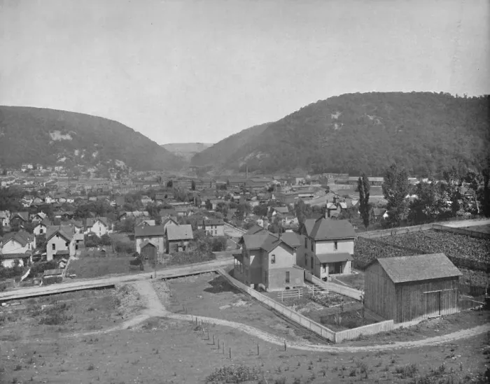 Framed Print : Tyrone, Penn, c1897. Creator: Unknown
