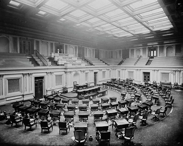 U. S. Capitol - Seventh i. e, Senate Chamber, Washington D. C. c. 1873. Creator: Unknown