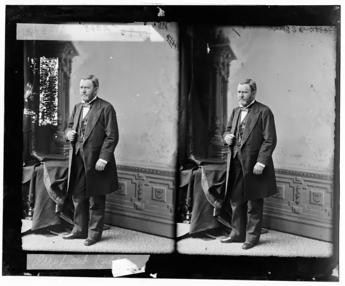 Framed Print : U. S. Grant after European trip, between 1865 and 1880. Creator: Unknown Framed Print : U. S. Grant after European trip, between 1865 and 1880. Creator: Unknown