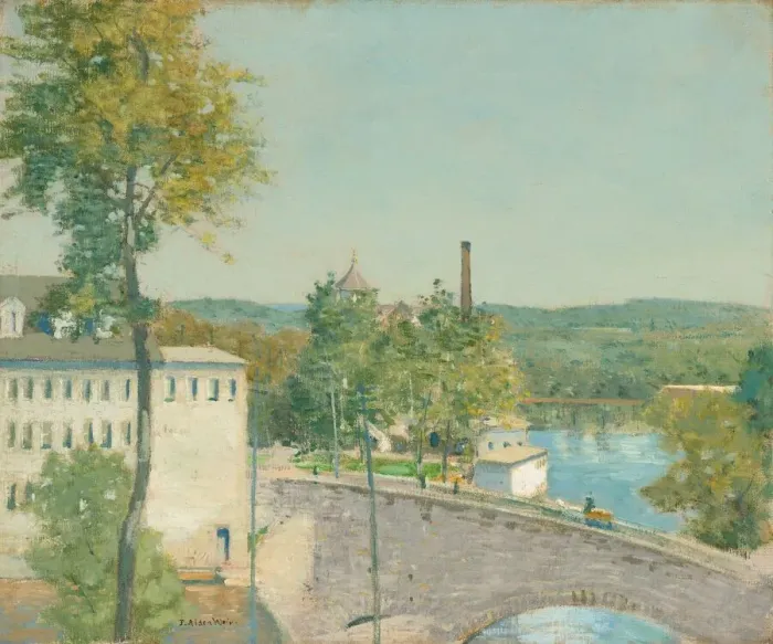 Framed Print : U. S. Thread Company Mills, Willimantic, Connecticut, c. 1893 / 1897 Framed Print : U. S. Thread Company Mills, Willimantic, Connecticut, c. 1893 / 1897