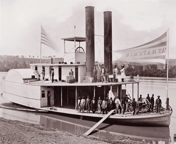 Framed Print : U. S. Transport Wauhatchie, 1861-65. Creator: Unknown Framed Print : U. S. Transport Wauhatchie, 1861-65. Creator: Unknown