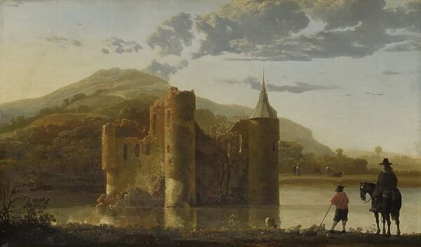 Ubbergen Castle, c. 1655. Artist: Cuyp, Aelbert (1620-1691)