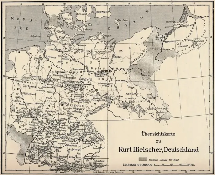 Framed Print : Ubersichtskarte zu Kurt Hielscher Deutschland, 1931. Artist: Kurt Hielscher Framed Print : Ubersichtskarte zu Kurt Hielscher Deutschland, 1931. Artist: Kurt Hielscher