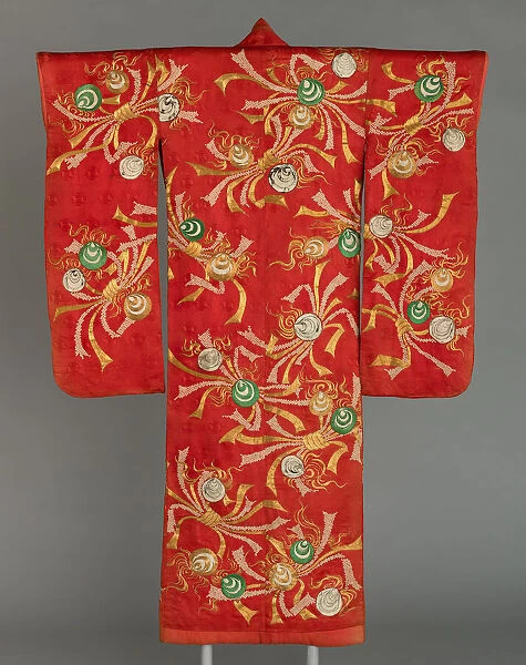 Uchikake, Japan, Edo period (1615-1868), 1775  /  1800. Creator: Unknown