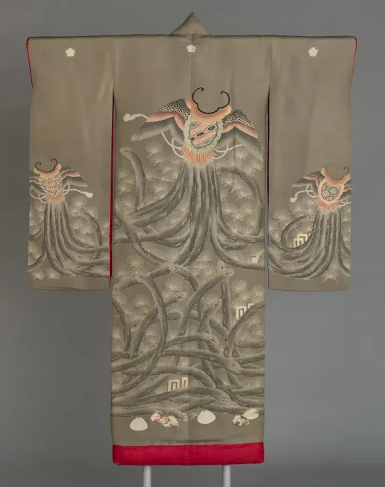 Framed Print : Uchikake, Japan, Meiji period (1868-1912), c. 1880. Creator: Unknown Framed Print : Uchikake, Japan, Meiji period (1868-1912), c. 1880. Creator: Unknown