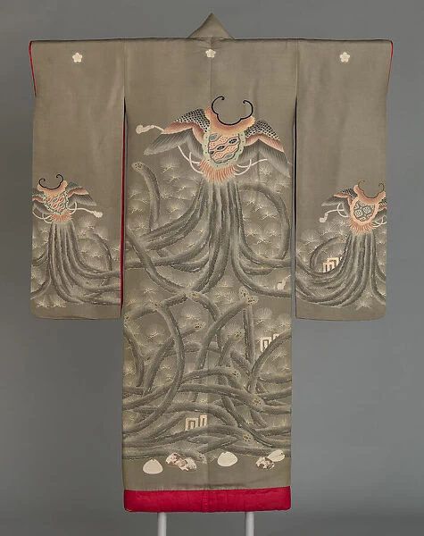 Uchikake, Japan, Meiji period (1868-1912), c. 1880. Creator: Unknown