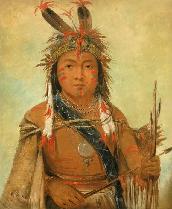 Framed Print : Ud-je-jock, Pelican, a Boy, 1845. Creator: George Catlin Framed Print : Ud-je-jock, Pelican, a Boy, 1845. Creator: George Catlin