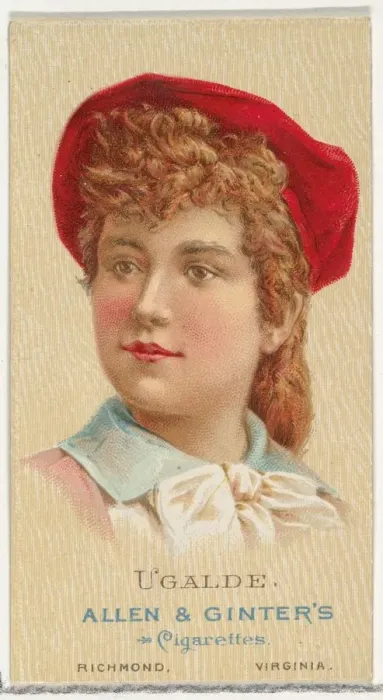 Framed Print : Ugalde, from Worlds Beauties, Series 2 (N27) for Allen & Ginter Cigarettes, 1888 Framed Print : Ugalde, from Worlds Beauties, Series 2 (N27) for Allen & Ginter Cigarettes, 1888
