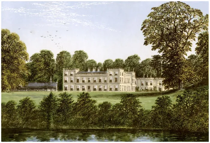 Framed Print : Ugbrooke, Devon, home of Lord Clifford, c1880 Framed Print : Ugbrooke, Devon, home of Lord Clifford, c1880
